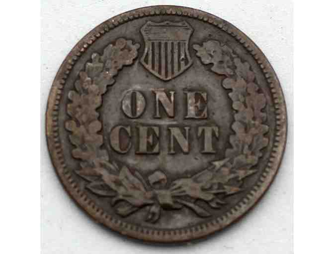 1896 U.S. Indian Head Copper Penny Coin!  Great Gift and Collectible!
