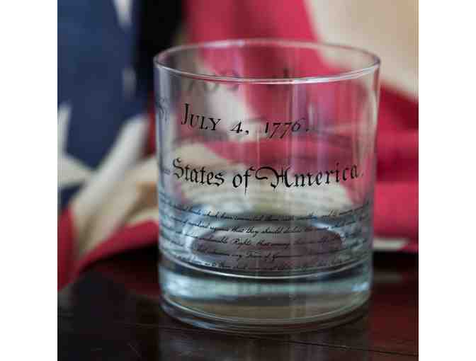 Our Declaration of Independence Rocks Glass!
