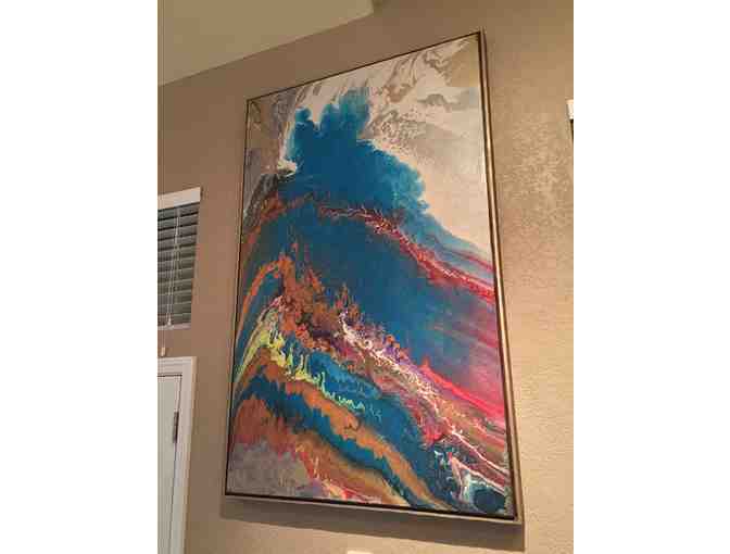 A Powerful and Original Abstract Painting by Renowned Texas Artist, Patricia Turner!