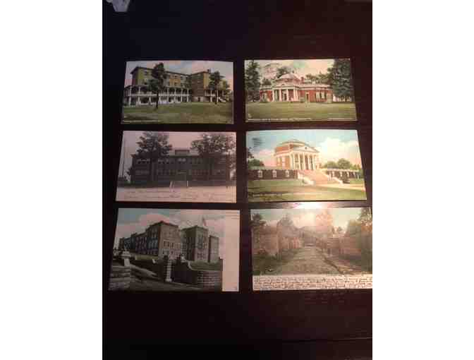Collection of Six Antique Postcards from Charlottesville, VA!  Postmarked 1907
