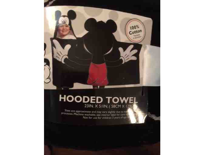 Mickey Mouse Hooded Towel for Kids!  Pure Summer Fun!
