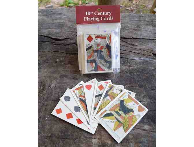 18th Century Playing Cards from Mt. Vernon, Virginia!