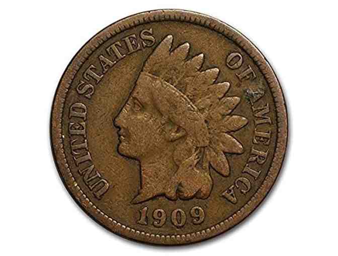 Indian Head Copper Penny Coin! 1909   Great Gift and Collectible!