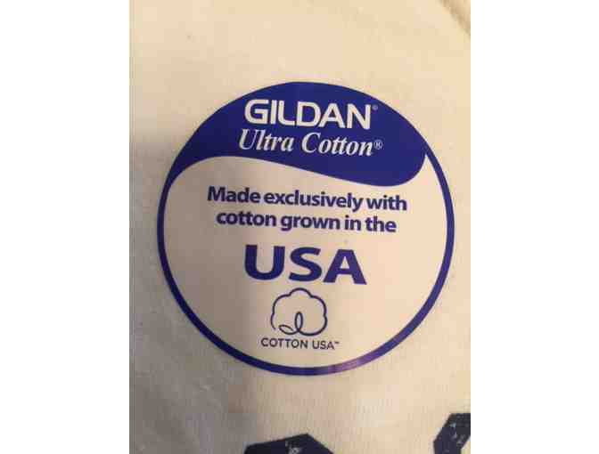 Gildan Ultra Cotton Dark Grey T-Shirt: '243 Summers of Independence' 2018!  Large