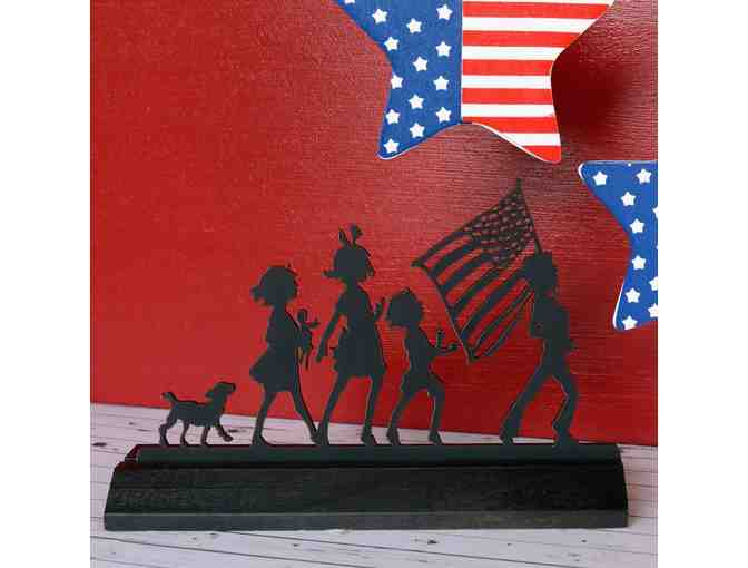 Fourth of July Wood Silhouette!  Fun and Patriotic!
