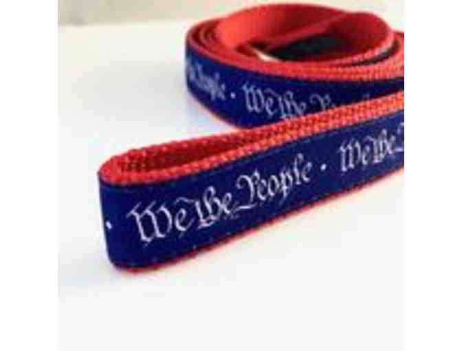 5 Foot Dog Leash: 'We the People'!  Made in America!