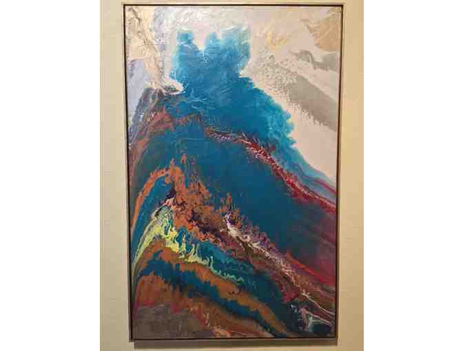A Powerful and Original Abstract Painting by Renowned Texas Artist, Patricia Turner!
