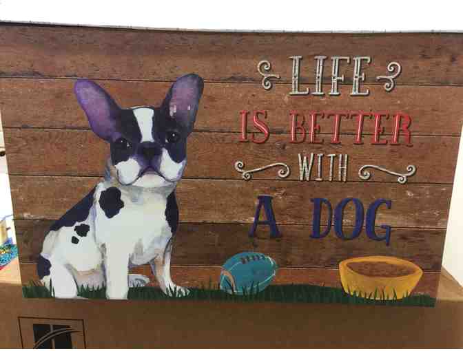 Awesome Box says 'Life is Better With a Dog' 'Doggie Gift Box' for your Best Friend!