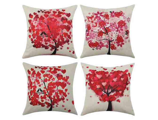 Heart 'Love' Pillow Covers!  Use as Set or Gift to Loved Ones on Special Occassions!