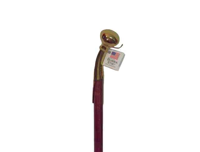 A Texas Made 'Bubba Stik' 36' Walking Stick with Brass Handle! Walk with Attitude!