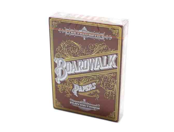Golden Standard for Playing Cards in 1856!   'Blue Crown Boardwalk Papers'