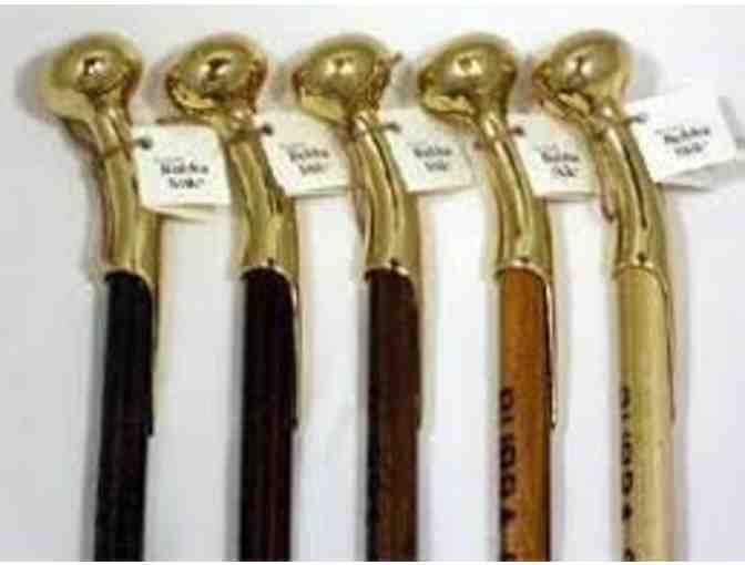 A Texas Made 'Bubba Stik' 36' Walking Stick with Brass Handle! Walk with Attitude!