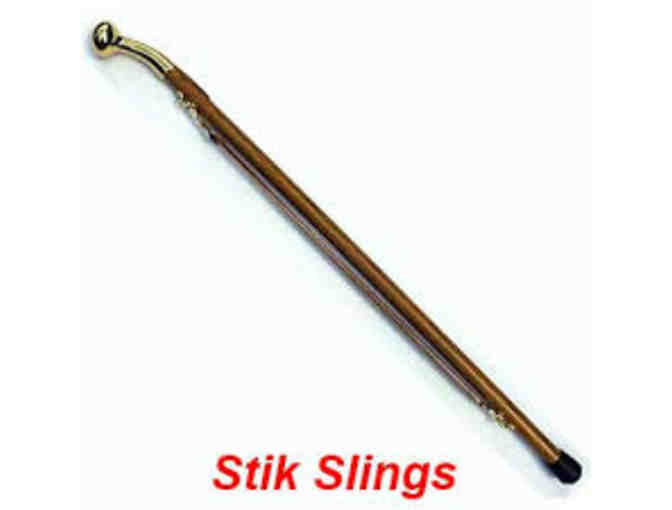 A Texas Made 'Bubba Stik' 36' Walking Stick with Brass Handle! Walk with Attitude!