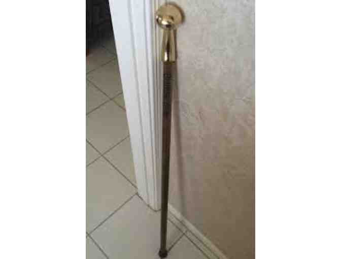 A Texas Made 'Bubba Stik' 36' Walking Stick with Brass Handle!  Walk with Attitude!