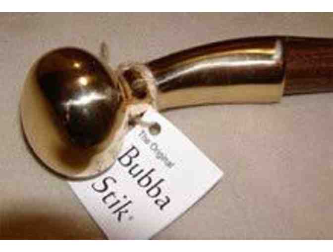 A Texas Made 'Bubba Stik' 36' Walking Stick with Brass Handle! Walk with Attitude!