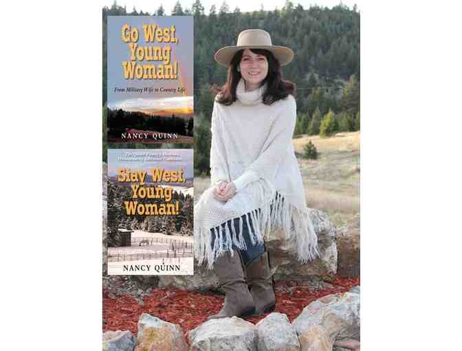 Nancy Quinn's first book! 'Go West, Young Woman! From Military Wife to Country Life'