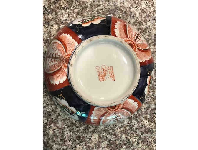 Imari Bowl - 'Japanese Porcelain Decorated in Hong Kong for Saks Fifth Avenue'