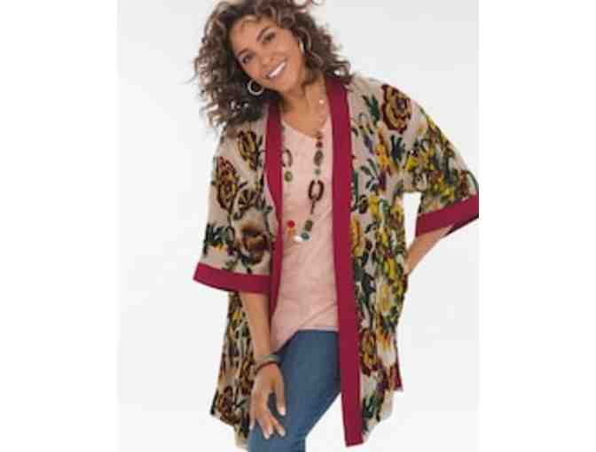 'Limited-Edition 35th Anniversary' Velvet, Silk and Rayon Wrap!  by Chicos!  M/L
