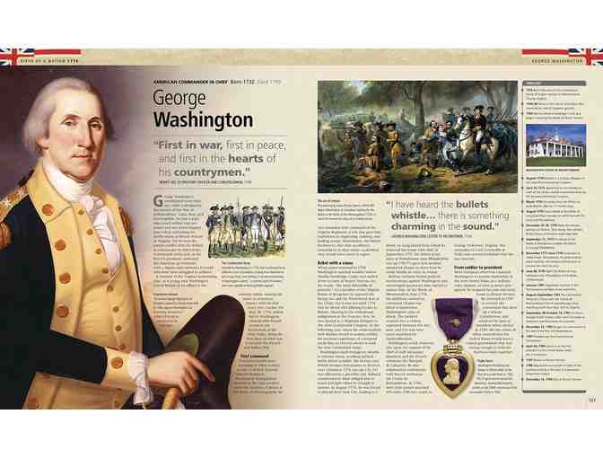 A Magnificent Illustrated Book, 'The American Revolution' Heavy, Heirloom Quality!
