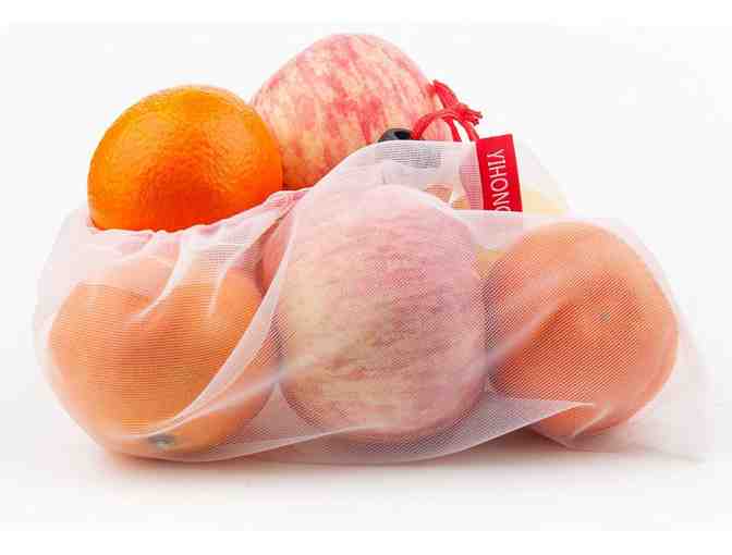 Resuable And Washable Produce Bags Plus Trader Joe's Texas Grocery Bags!