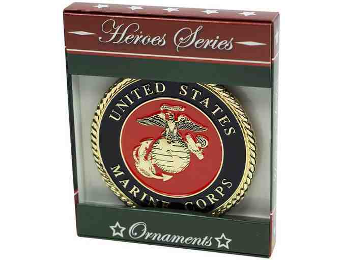 Christmas Ornament For Our Marine Heroes! - Officially Licensed Marine Medallion!