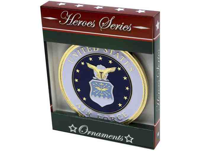 Air Force 'Heroes Series' Christmas Ornament - Officially Licensed Medallion!