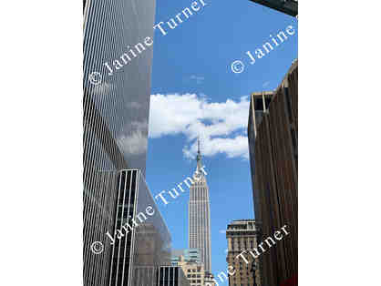 Empire State Building Original Photograph by Janine Turner on Canvas! Signed!