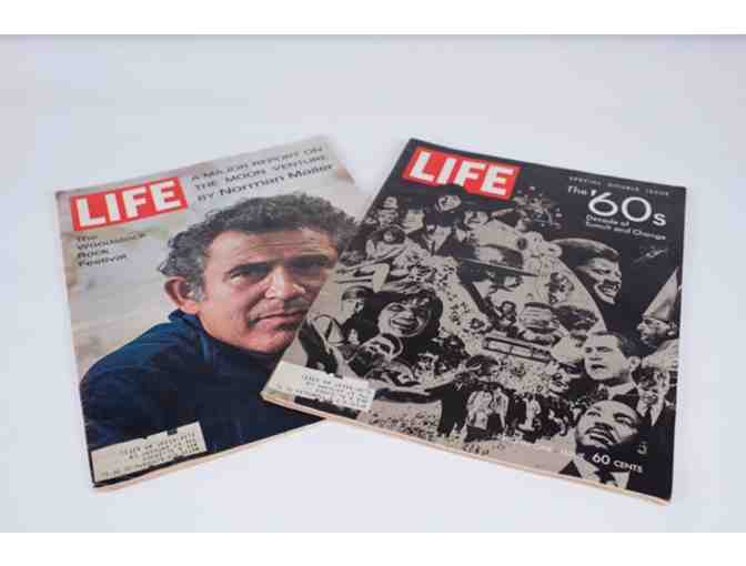 Collectible! 3 Day Unused ticket to Woodstock Festival & Two 1969 Life Magazines!
