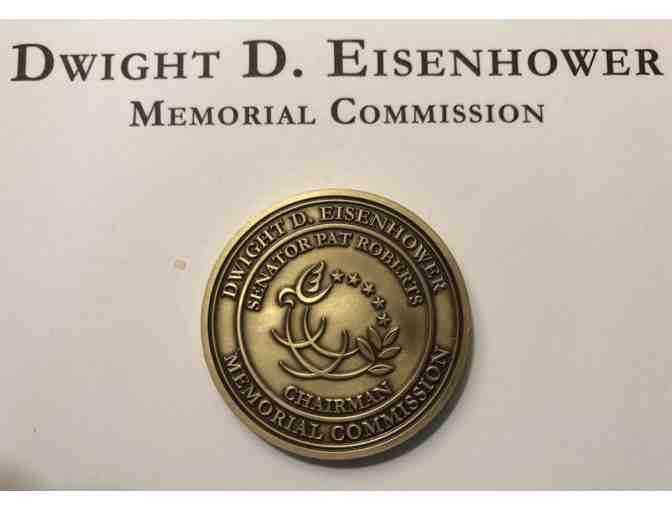 Eisenhower Commemorative Challenge Coin & Program from Dedication Ceremony!