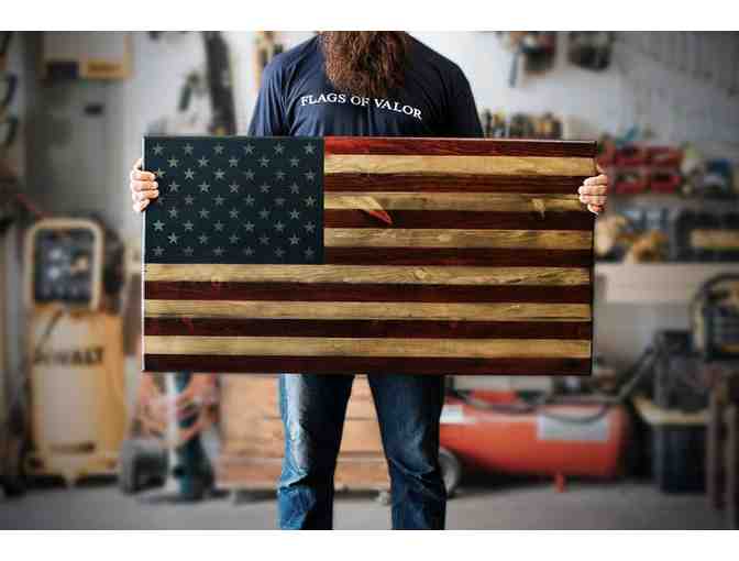 Flags of Valor's 'Welcome Home' American Flag! Combat Veterans Own & Make!