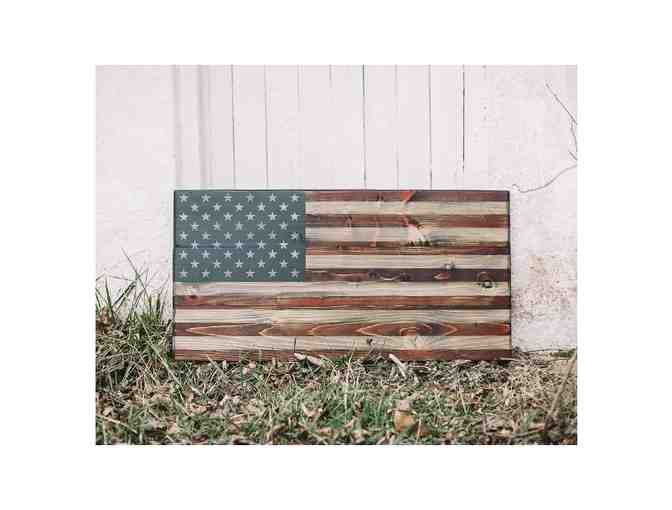 Flags of Valor's 'Welcome Home' American Flag! Combat Veterans Own & Make!