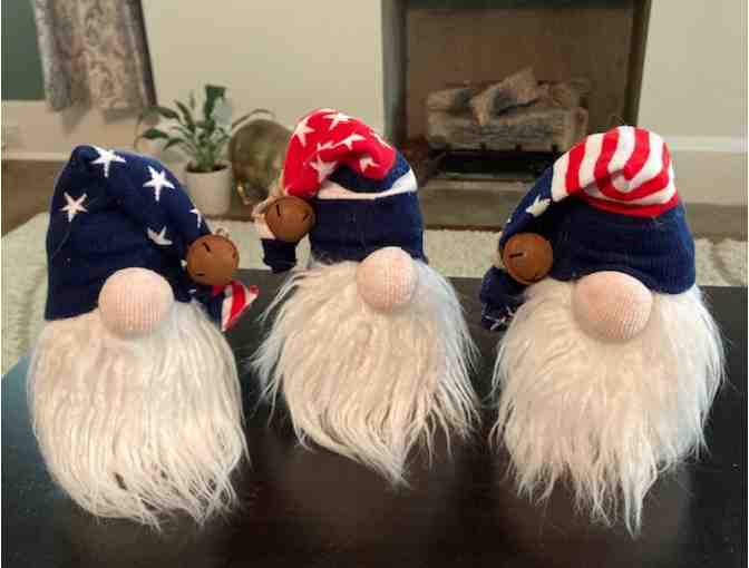 Set of 3 Patriotic Gnomes