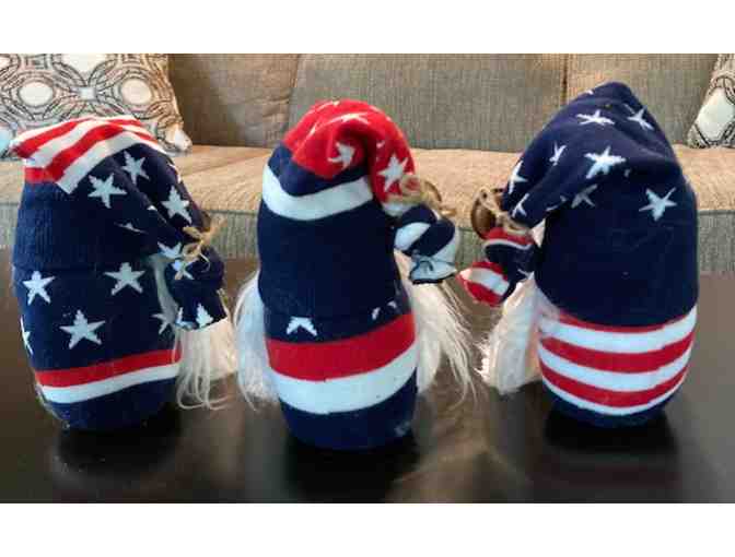 Set of 3 Patriotic Gnomes