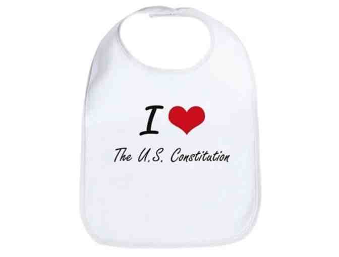 I Love The Constitution Bib - Photo 1