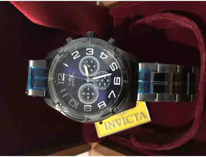 Chronograph Invicta Mens #16012  Watch with Metal Band! New!