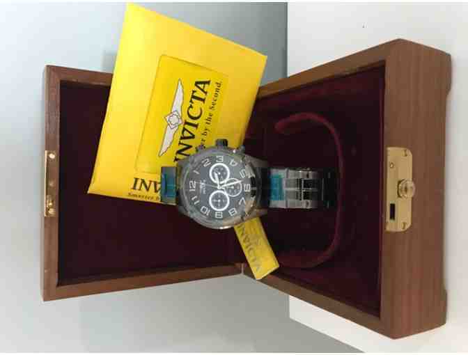 Chronograph Invicta Mens #16012  Watch with Metal Band! New!