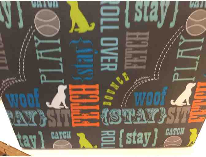 Fabric Covered Doggie Box Loaded with Treasures and Love for Your Dog!