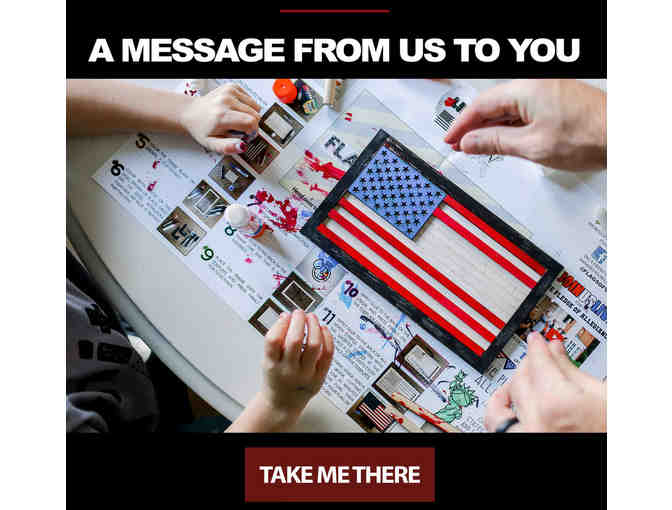 A Veteran Owned Business: Help Your Kids Create an American Flag! 'Kids Flag Build Kit'