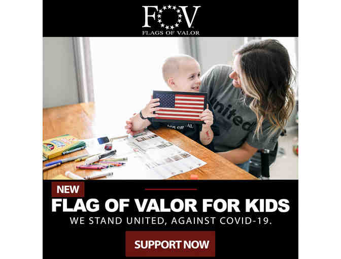 A Veteran Owned Business: Help Your Kids Create an American Flag! 'Kids Flag Build Kit'