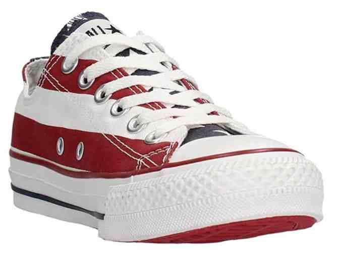Patriotic Flag Converse Size M8/ W10!