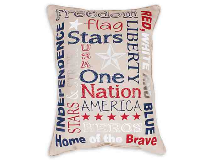 Patriotic Oblong Throw Pillow