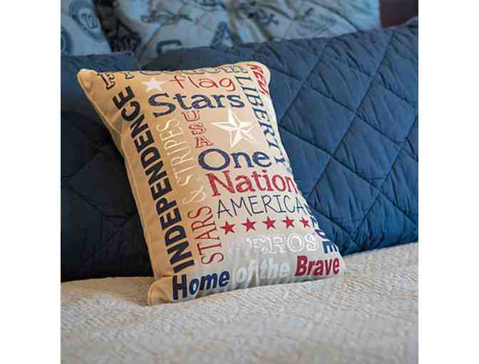 Patriotic Oblong Throw Pillow