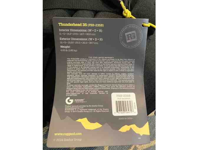 For the Hiker/Photographer! Ruggard Thunderhead 35 DSLR and Laptop Backpack (Black)