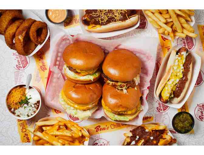 Lunch with Peter Roff and Cathy Gillespie at Ben's Chili Bowl!