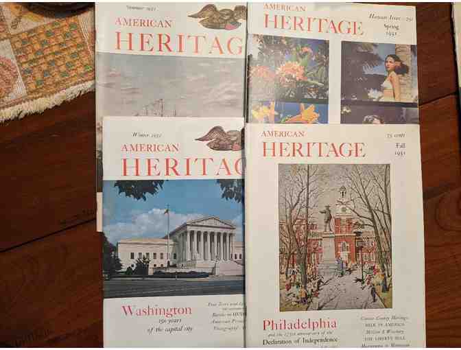Rare and Valuable: 1951, 1952, 1953 Years Of American Heritage Magazine