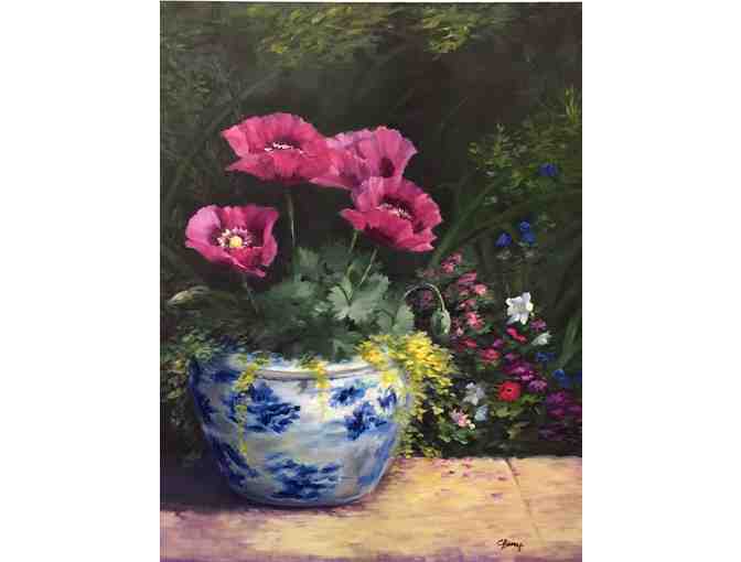 The Talented Artist, Cindi Berry, Donates a 11' x 14' Custom Oil Painting!