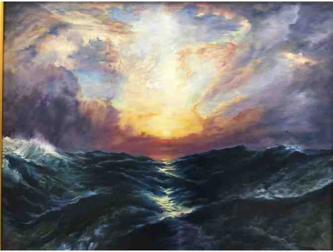 The Talented Artist, Cindi Berry, Donates a 11' x 14' Custom Oil Painting!