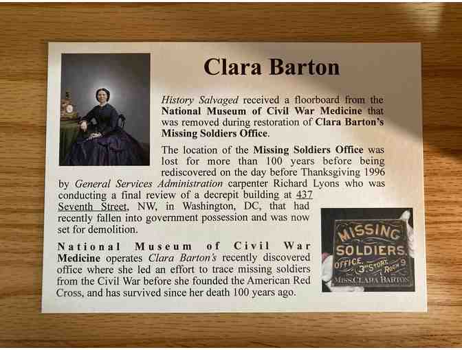 Made From Wood From Clara Barton's Office: Clara Barton Rhodium and 24K Twist Ballpoint