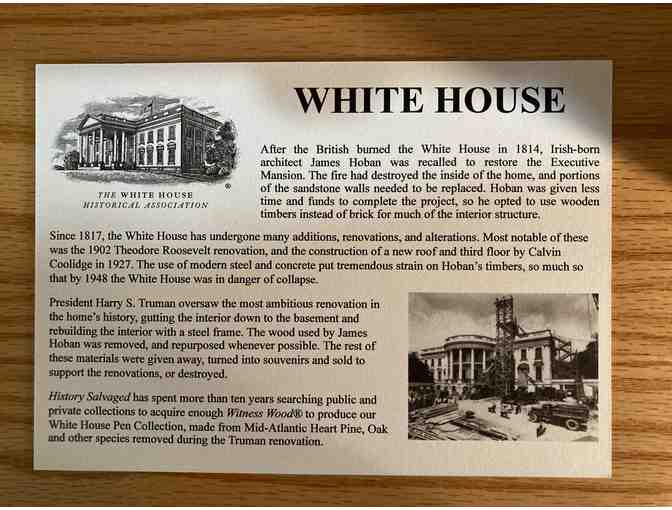 Handcrafted From Wood From THE WHITE HOUSE: Nouveau Twist Ballpoint