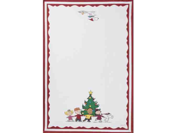 A Set of 2 PEANUTS Holiday Towels - William Sonoma